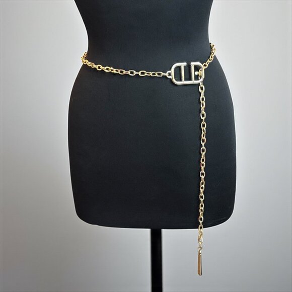 Chic Geometric Metal Waist Chain - Picture 1 of 9